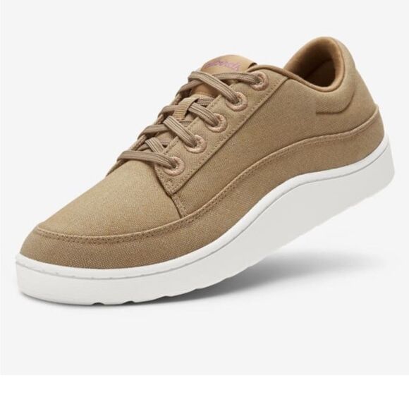 Allbirds Canvas Pacers Tan Size W9 NEW - Picture 1 of 7